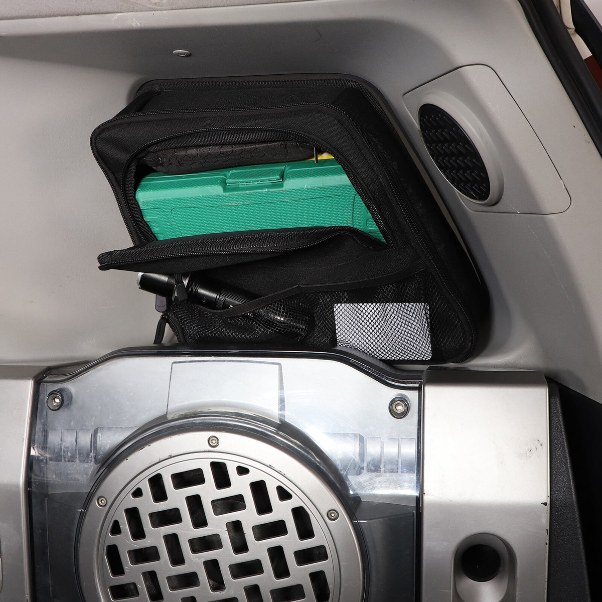 Black Trunk Right Side Window Storage Bag For Toyota FJ Cruiser 2007-2021 2