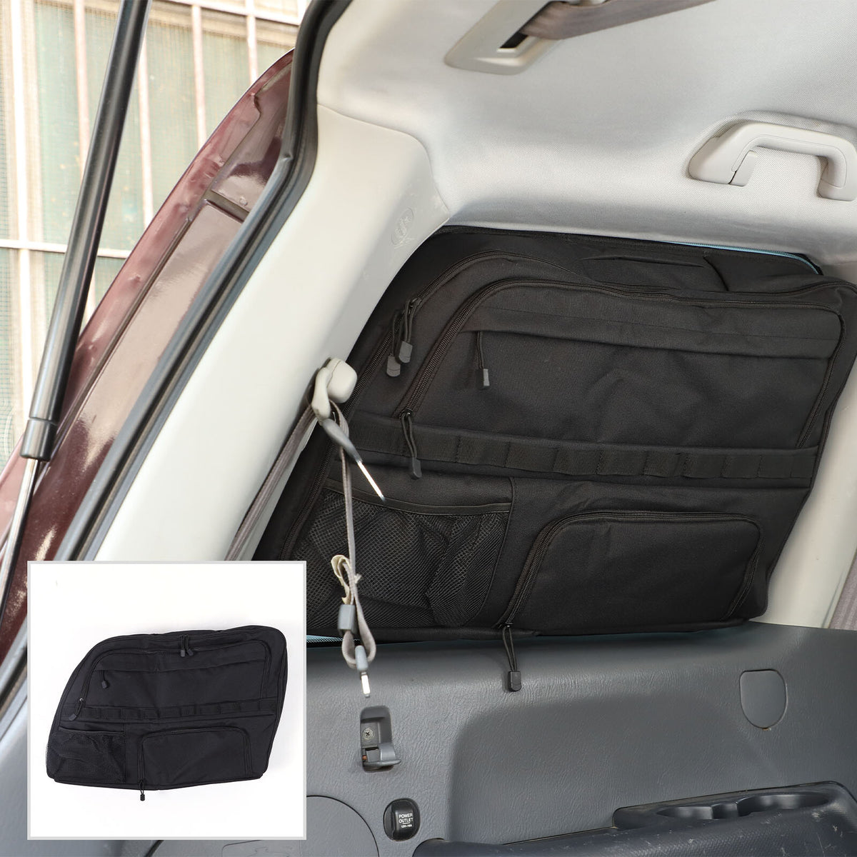 Car Trunk Left Side Window Storage Bag Tool Bag For Honda Pilot 2003-2008 US 15