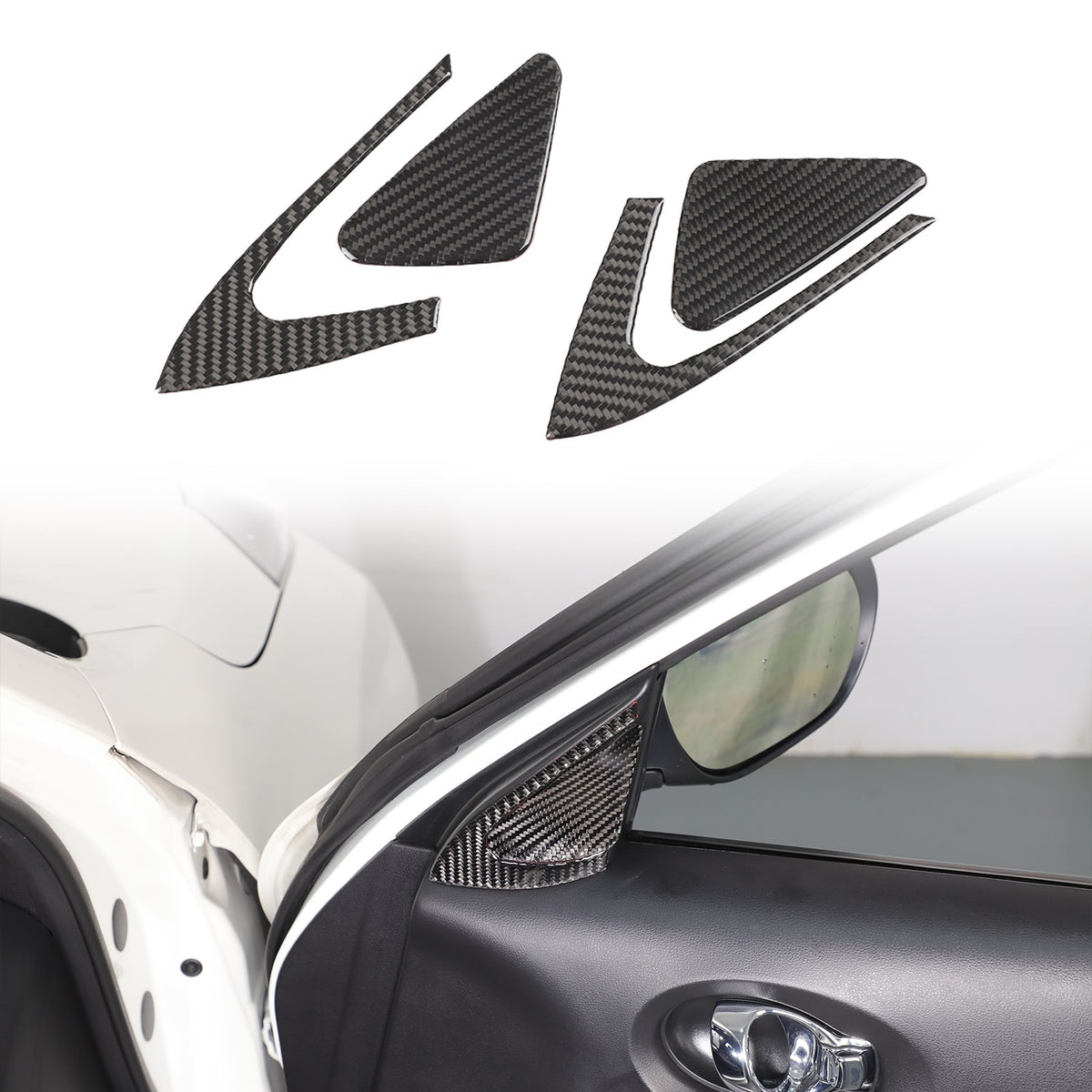 Soft Carbon Fiber Interior Center Console trim Sticker For Nissan Juke 2011-2019 90