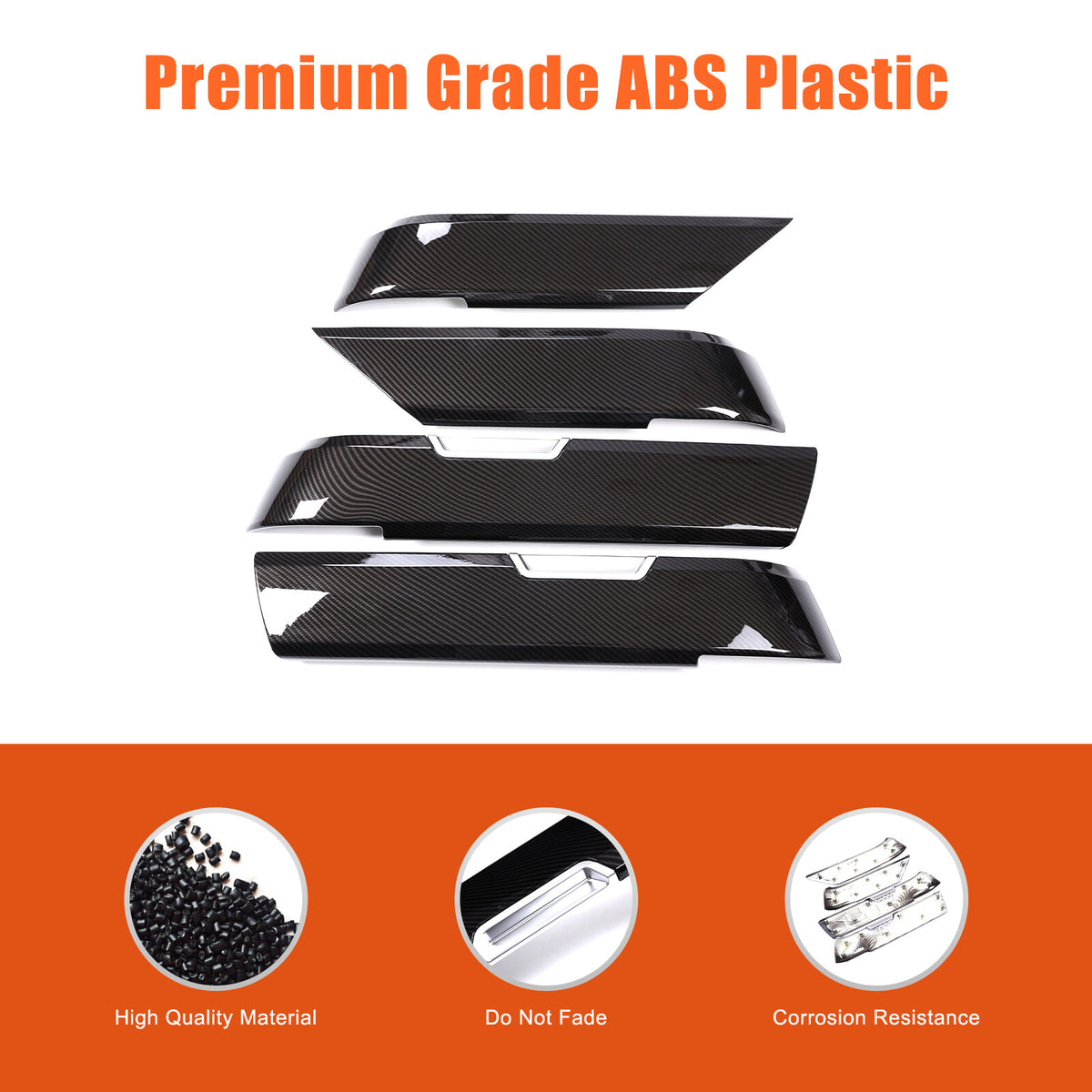 Replace ABS Carbon Interior door Panel For LR Range Rover Sport L494 2014-17 23