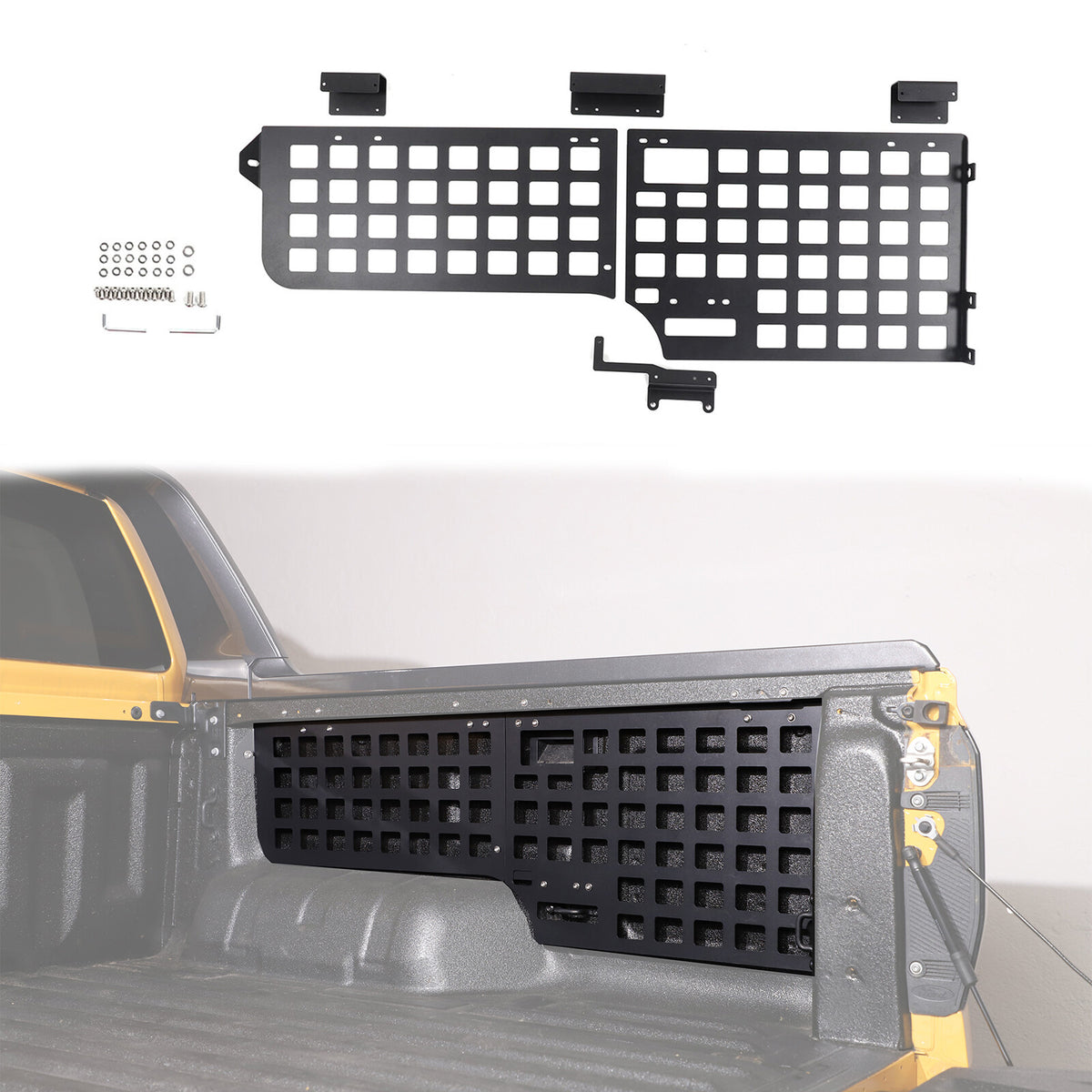Right Side Tailgate Molle Panel Trunk Bed Storage Organizer For Ford Ranger 24+ 1