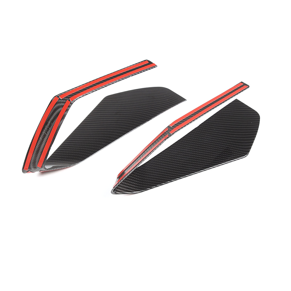 ABS Carbon Front Side Air Intake Vent Grille Cover Trim For Corvette C8 20+ 14