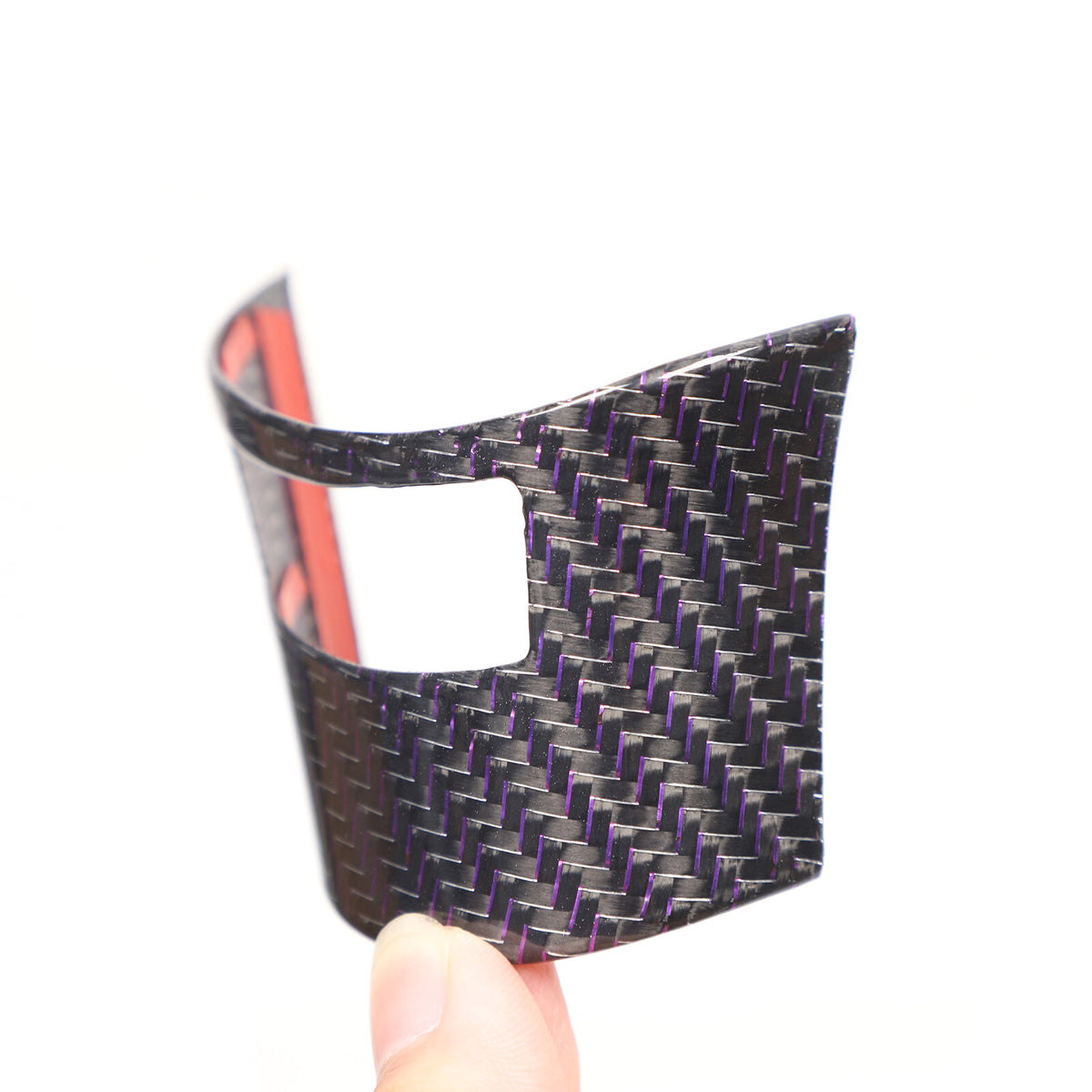 Real Carbon Fiber Steering Wheel Button Cover Trim For Corvette C6 2005-2013 18
