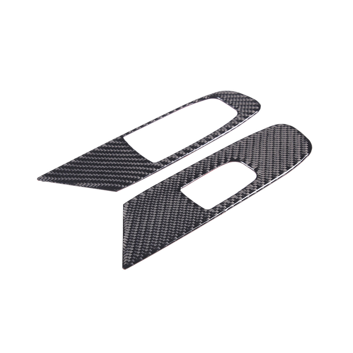 Carbon fiber Window Lift & Door Handle Storage Mat Sticker for Corvette C8 20-26 15