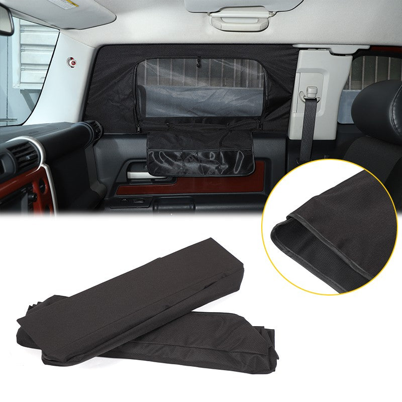 Front Door Window Sun Shade Cover For Toyota FJ Cruiser 2007-2021 23