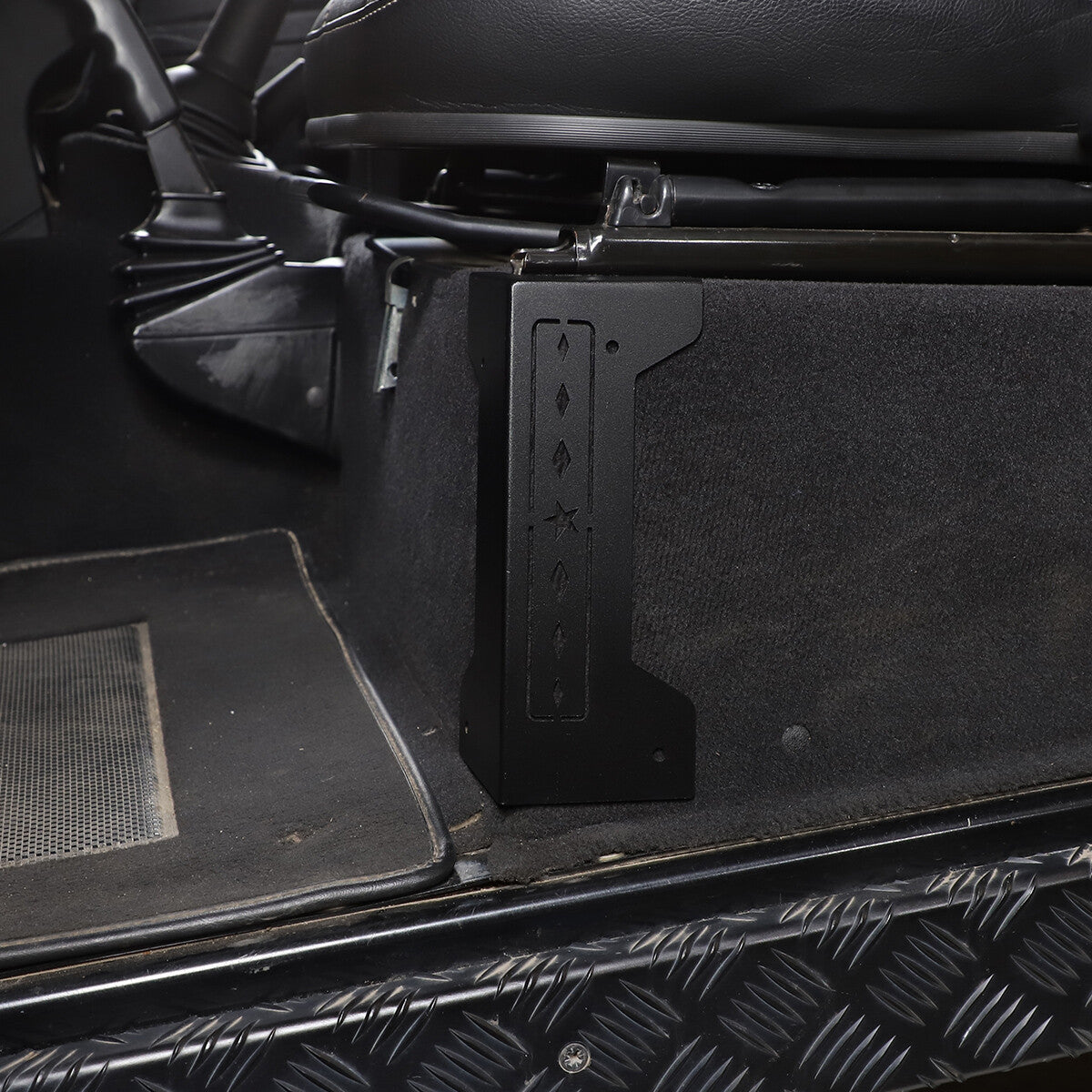 Matel Seat Base Angle Cover For Land Rover Defender 90 110 04-19 7
