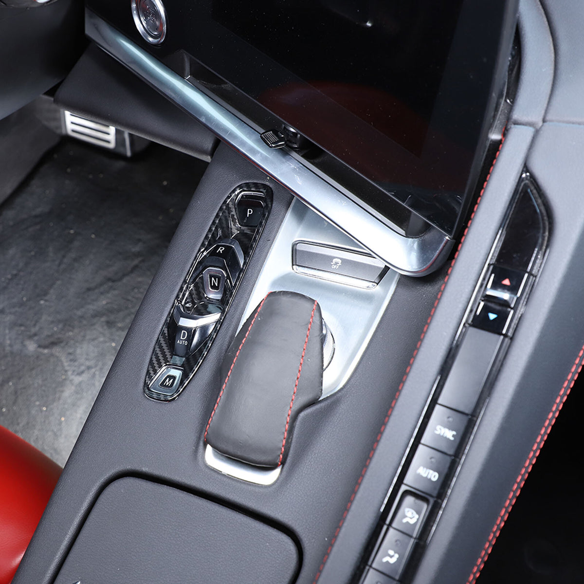 Carbon Fiber ABS Interior Full Decor Cover Trim Kit For Corvette C8 2020-2025 - Styles 46-50 45