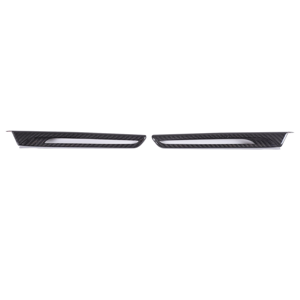 Real Carbon Fiber Exterior Side Fender Trim With Hole For BMW M3 F80 2014-2018 5
