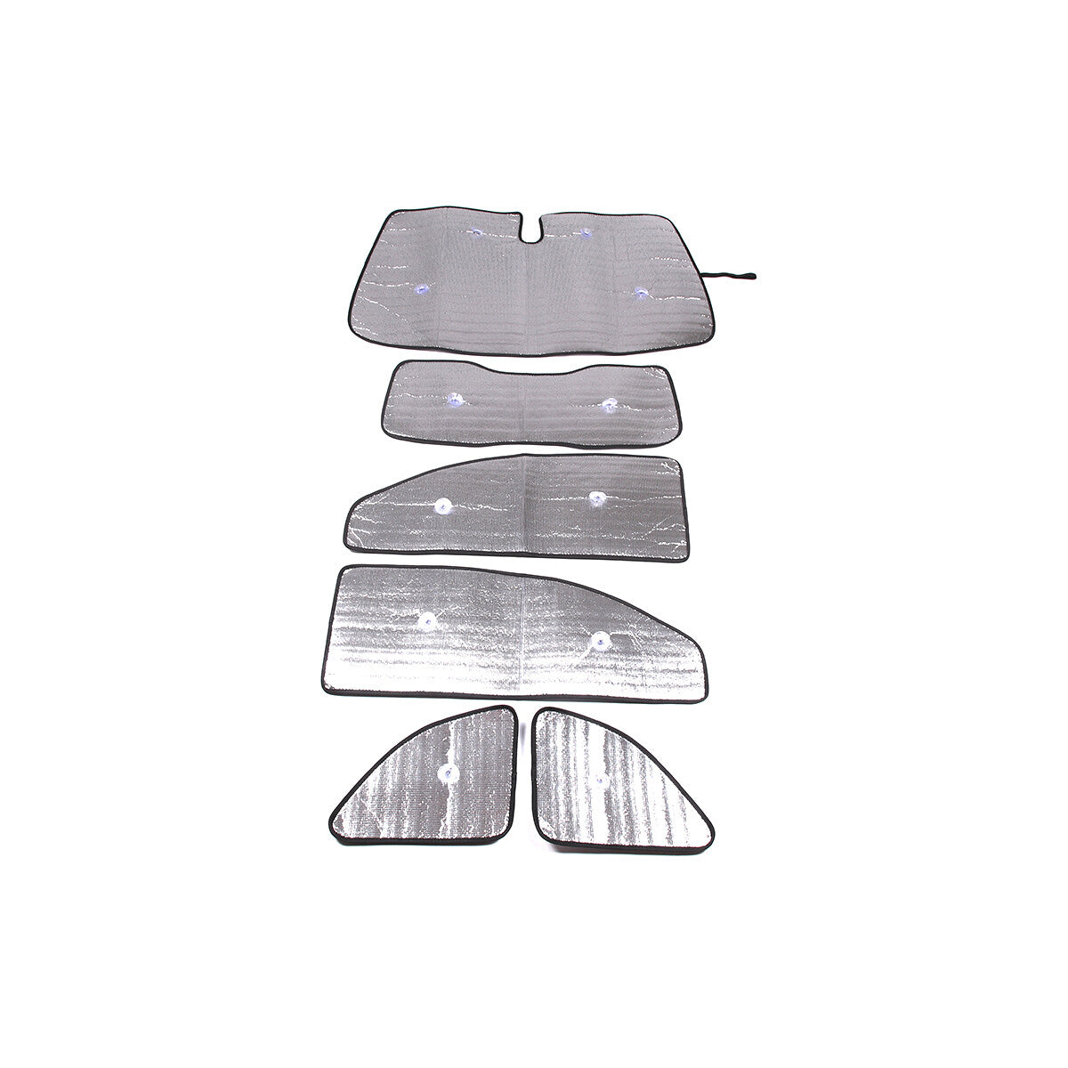 Full Side Window Sun Shield Privacy Sunshade 6pcs Cover For Fiat 500 2011-2022 3
