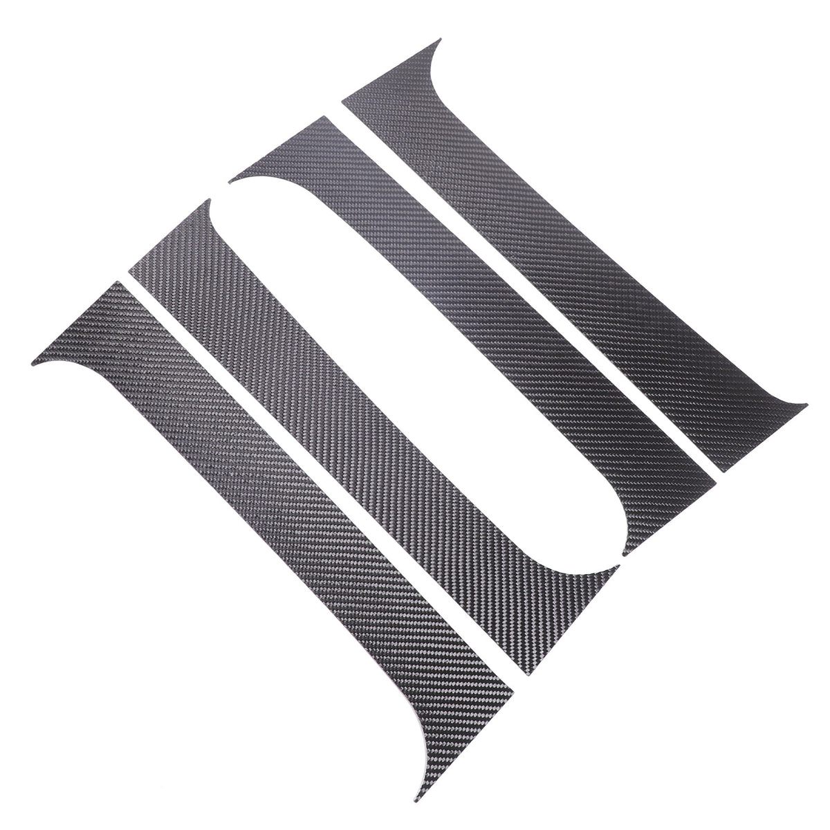 Carbon Fiber Center Door Pillar Post Trim Cover For Nissan Frontier D41 2024+ 6