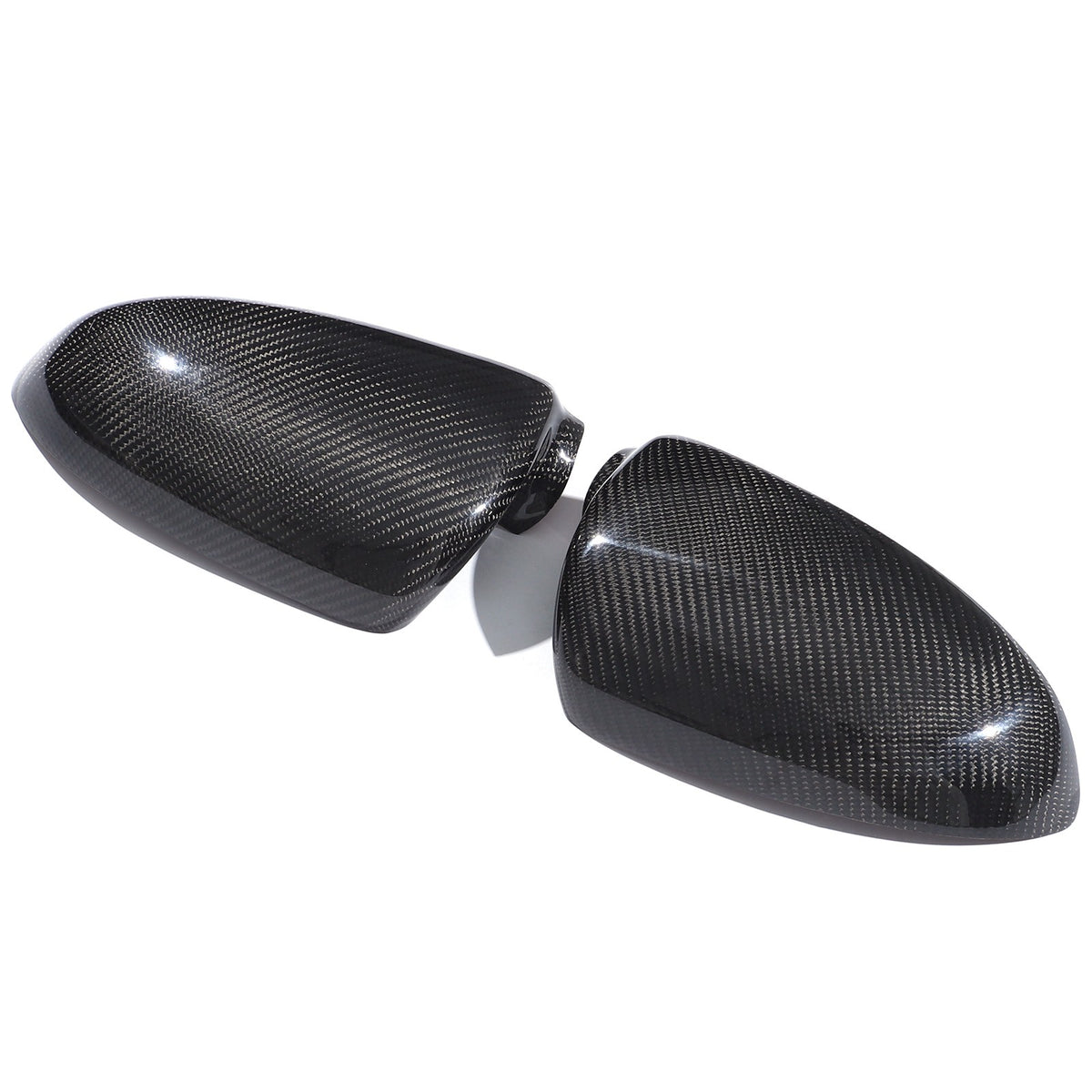 Real Carbon Fiber Exterior Side Mirror Trim For Benz Smart Fortwo W451 2009-2014 3