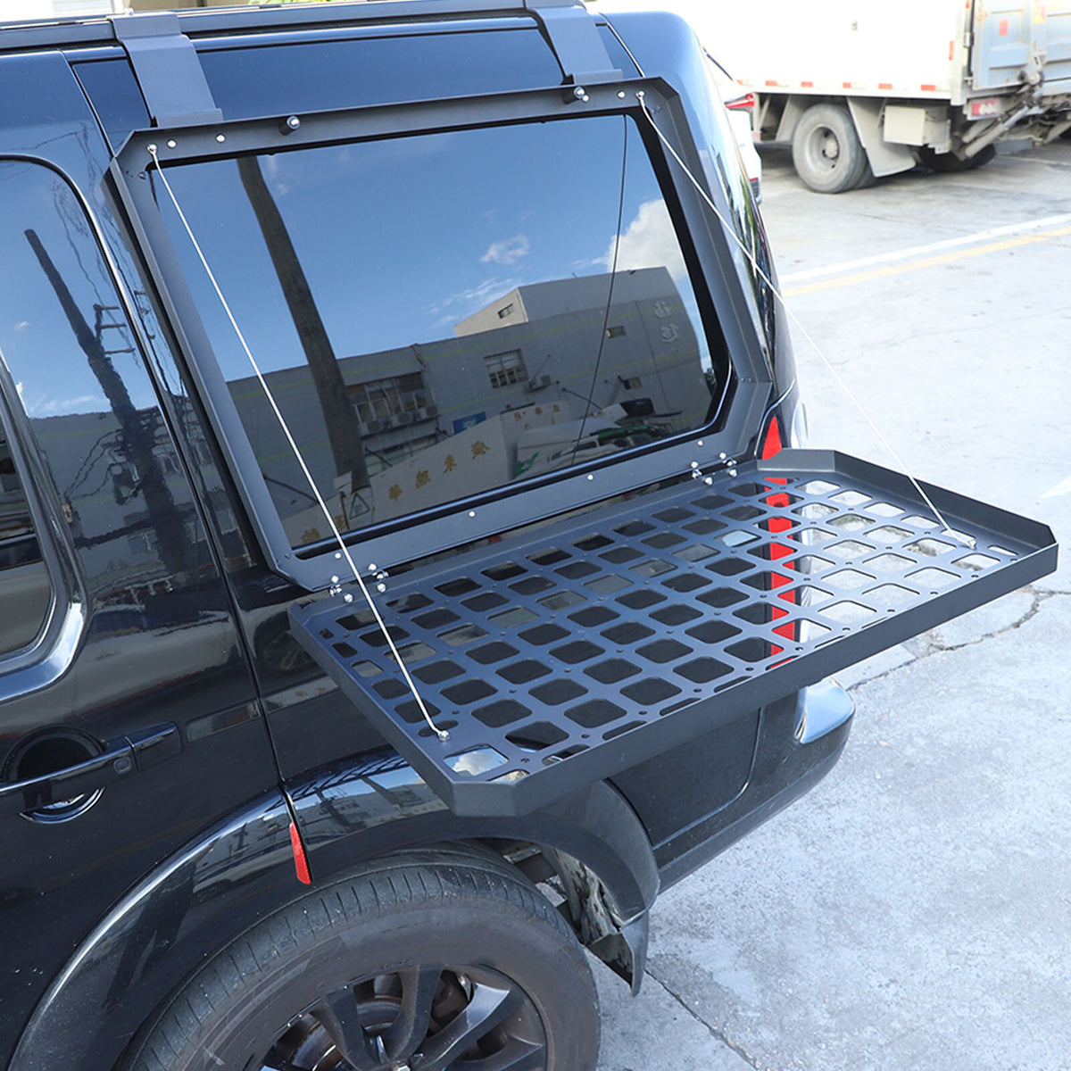 Left & Right Rear Window Molle Panel Rack For Land Rover Discovery 4 LR4 04-16 18
