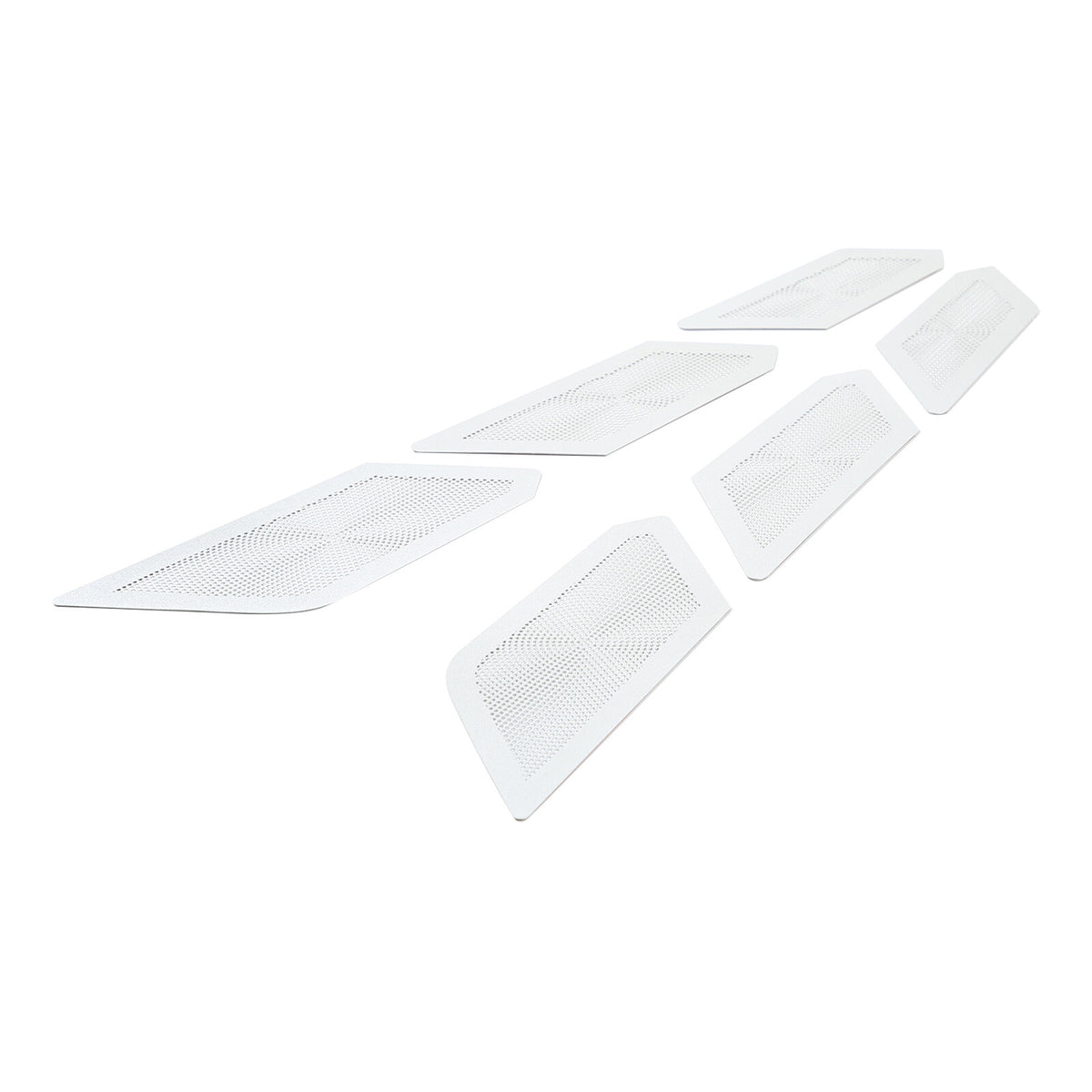 Stainless Steel Perforated Rear Hood Vent Inserts for 2020-26 C8 Corvette Coupe 18