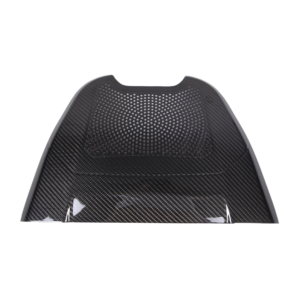 Real Carbon Fiber Rear Charger Speaker Cover Trim For Corvette C8 Convertible 5