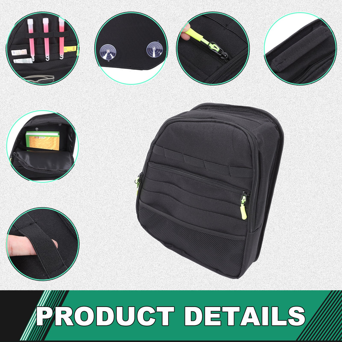 Rear Door Left Side Window Storage Bag For BMW X7 G07 2024 16