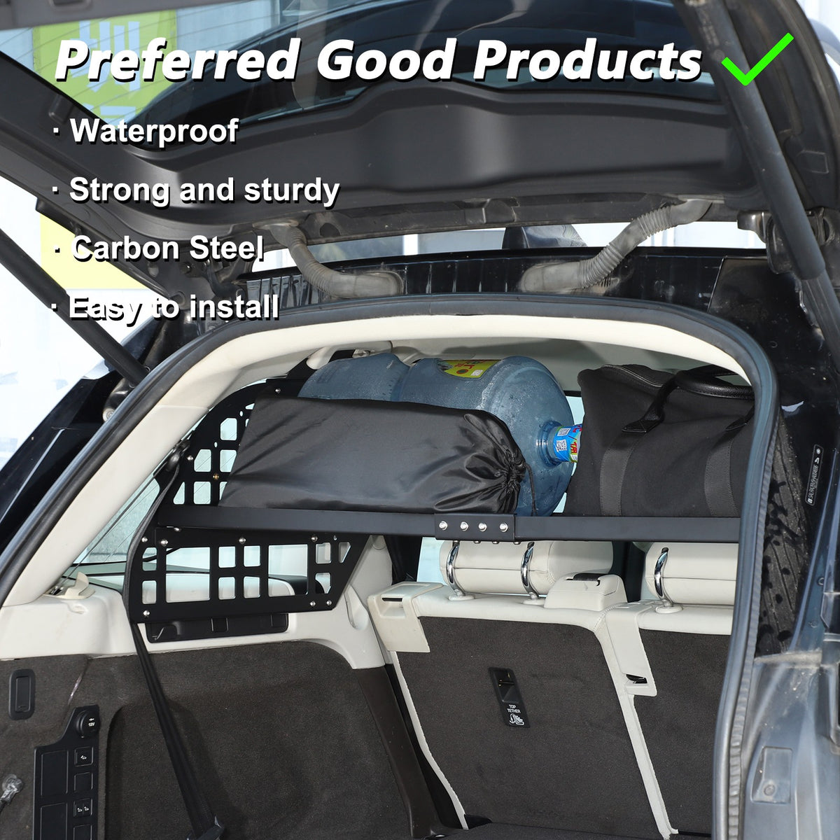 Trunk Side Storage Layered Rack Molle Panel For Land Rover Discovery 5 L462 17+ 14