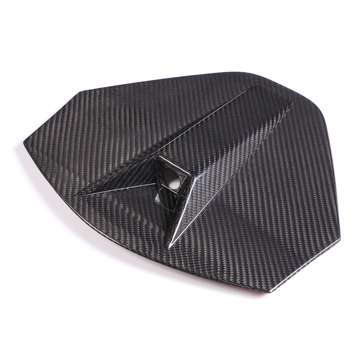 Real CARBON FIBER Rear Decklid Camera Cover For 20-26 Corvette C8 Coupe US 2