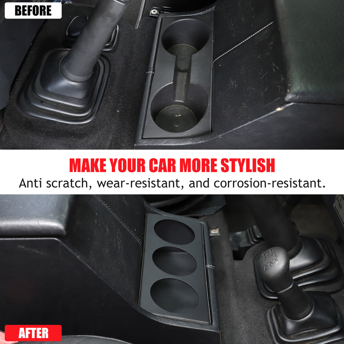 Center Console Cup Holder Insert Box Tray For Land Rover Defender L316 2004-18 18