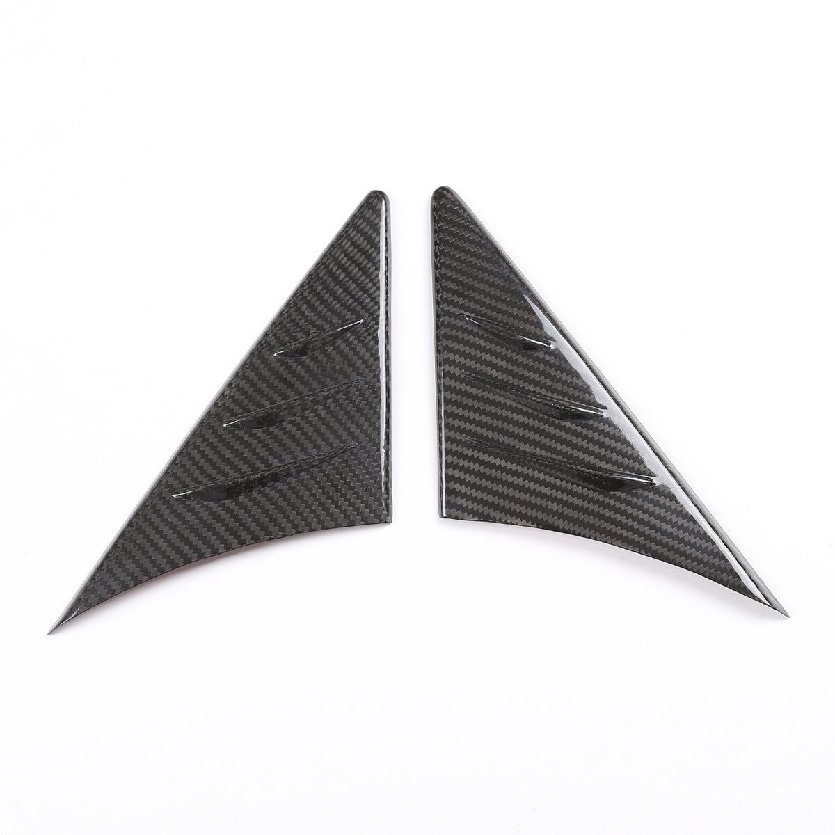 Carbon fiber anti-wind buffeting mirror Wind deflector For Toyota Supra A90 19+ 11