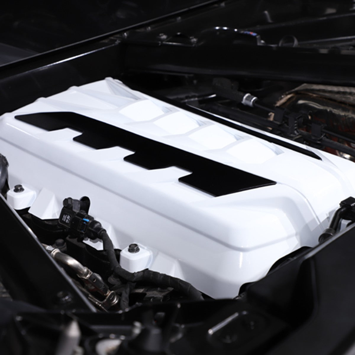 Engine Bay Panel Cover Trim in Edge Blue/Red/Black For Corvette Coupe C8 2020-26 - Styles 1-5 98
