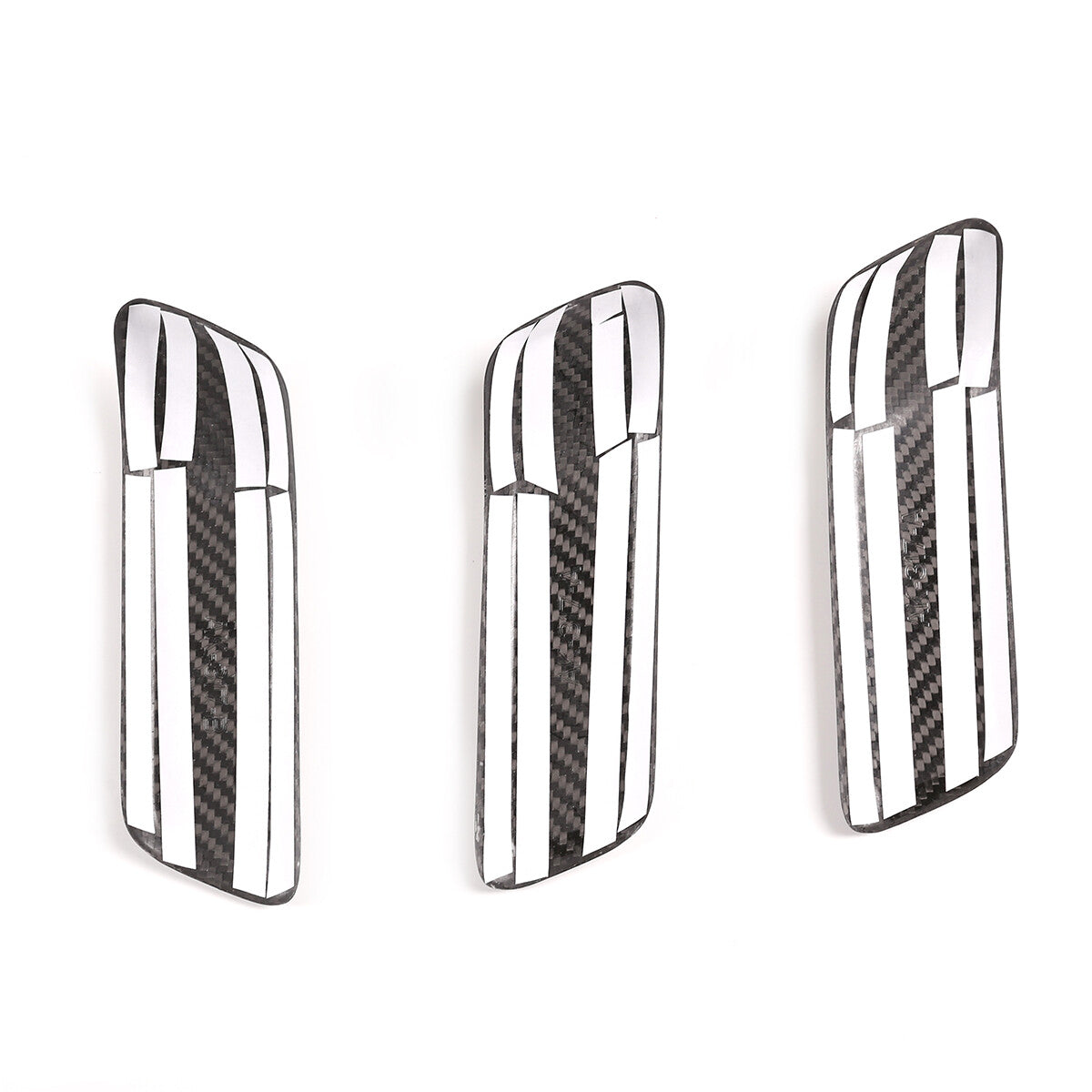 Real Carbon Fiber Inner Door Handle Trim For Land Rover Defender 110 2020-2023 3
