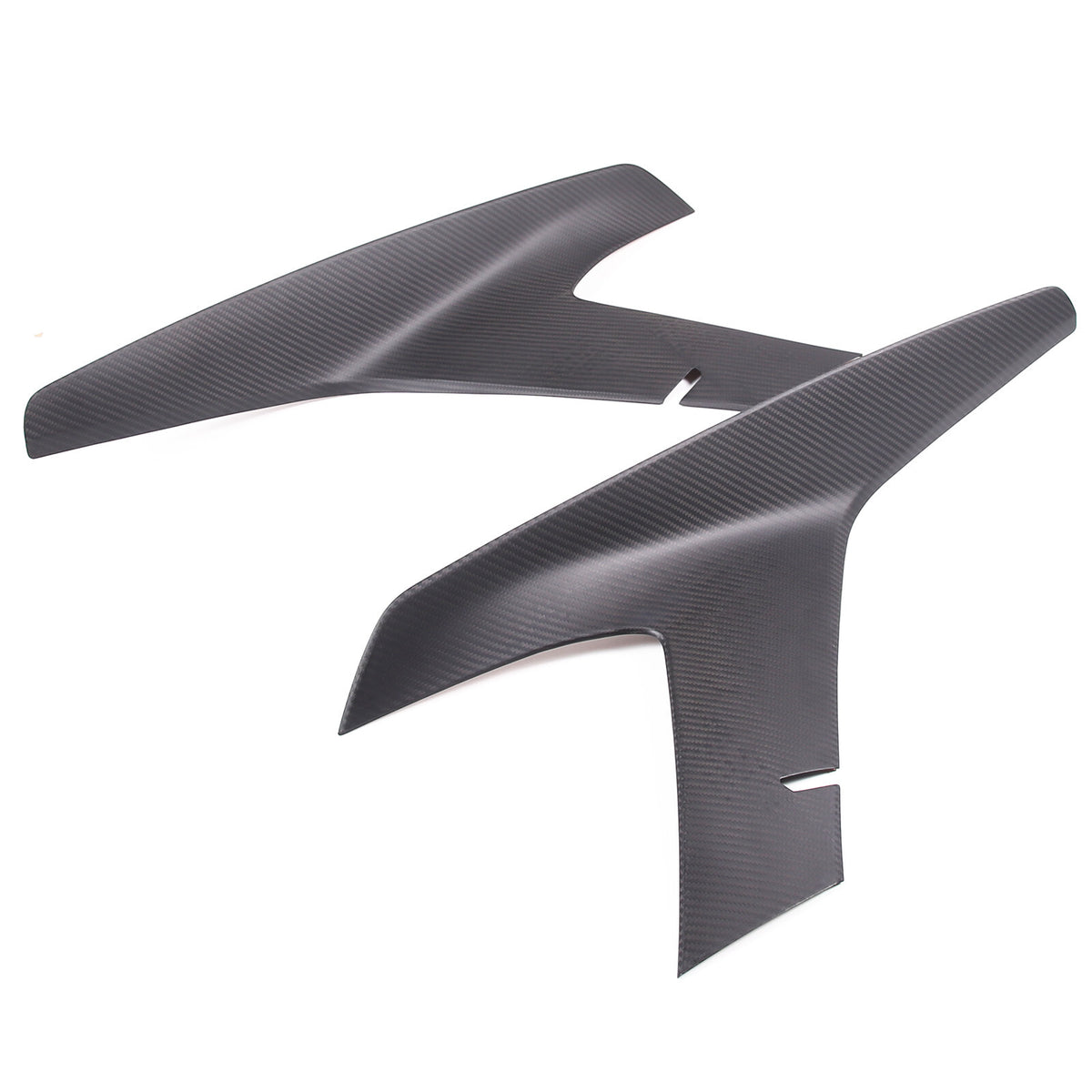 Real Carbon Fiber front bumper Side Grille Trim Cover Fits corvette c8 2020-2026 14