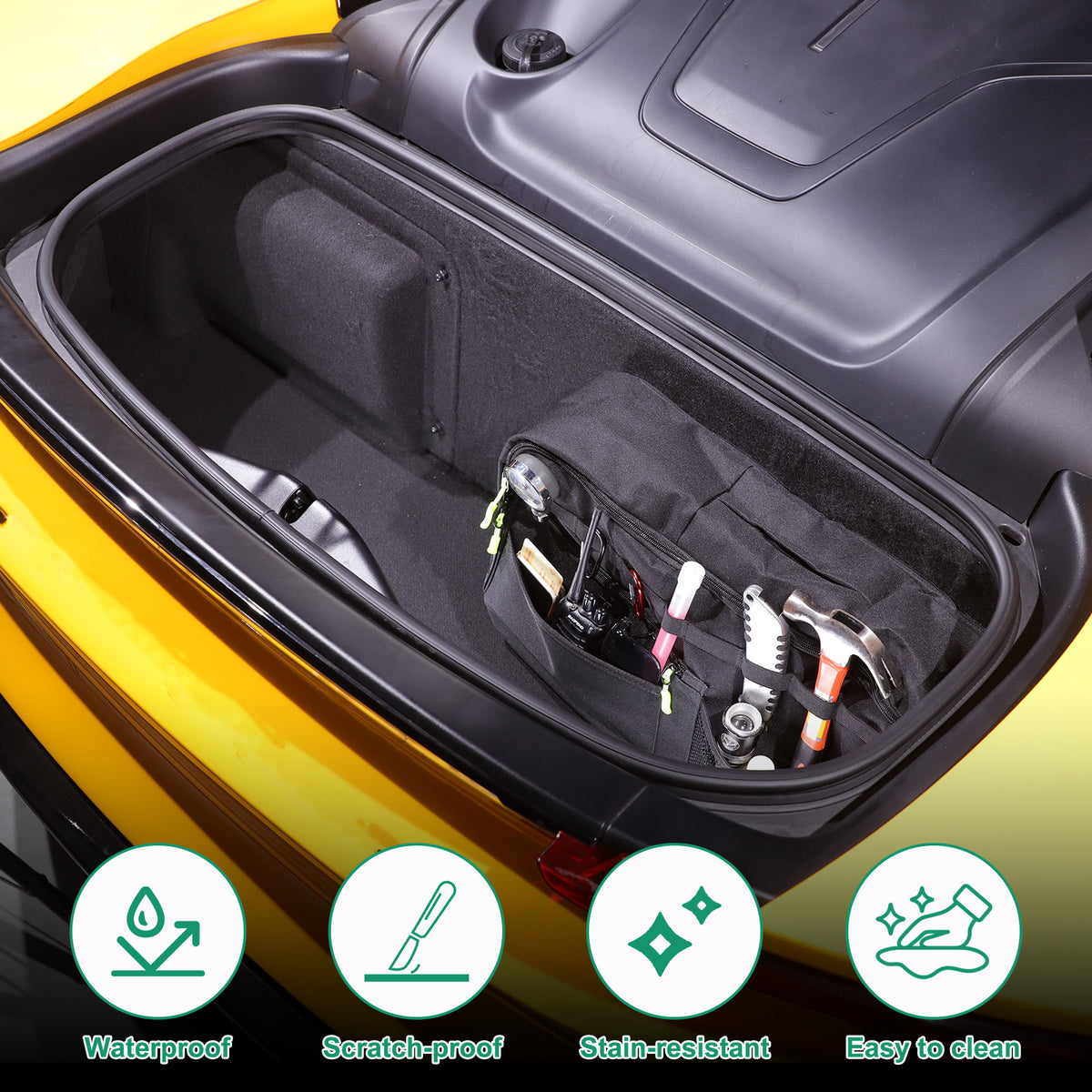 Rear Cargo Trunk Organizer Side Storage Bag Box for Lotus EMIRA 2022-25 11