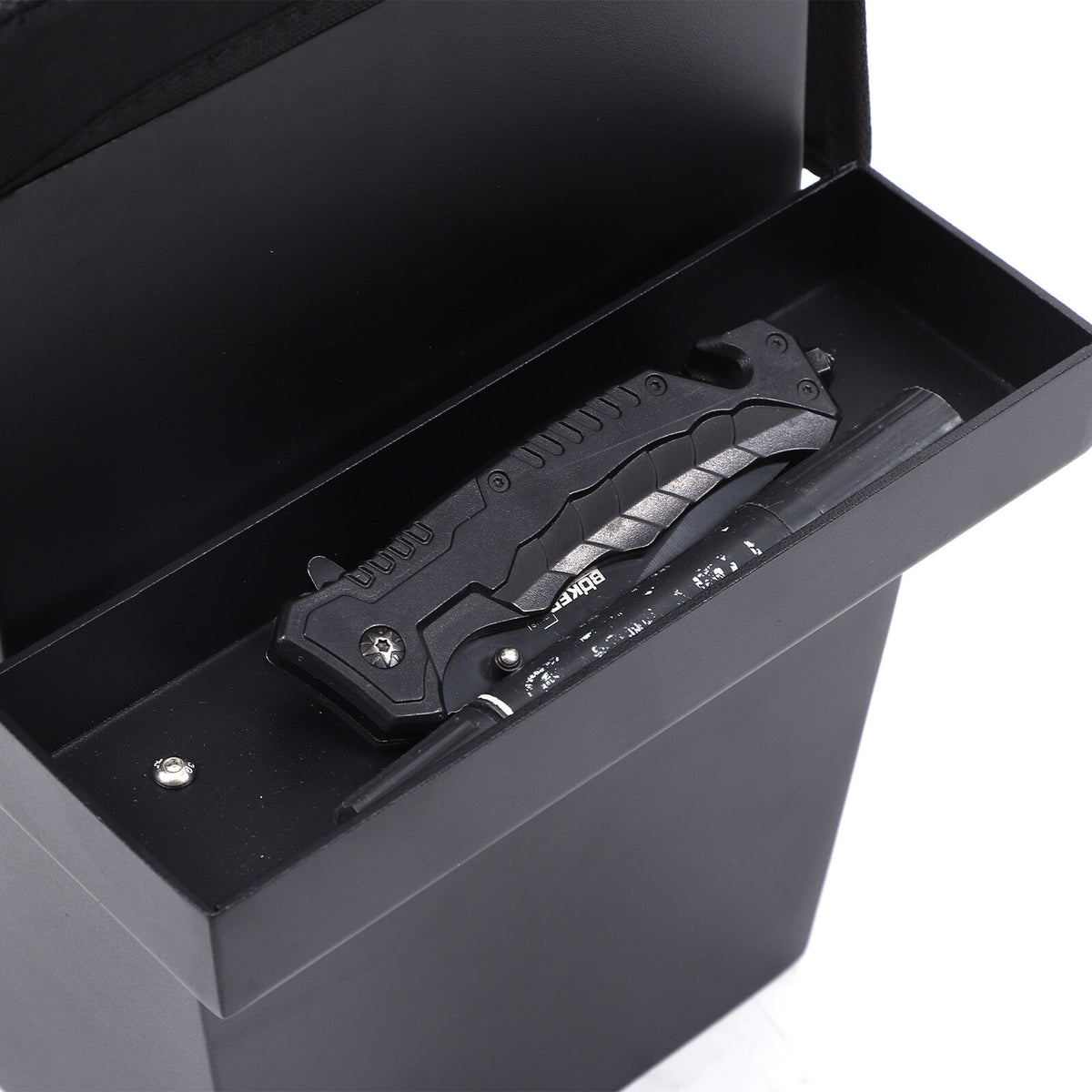 Steel Center Console Armrest Safe Storage Box w Lock For Toyota FJ Cruiser 07-21 6