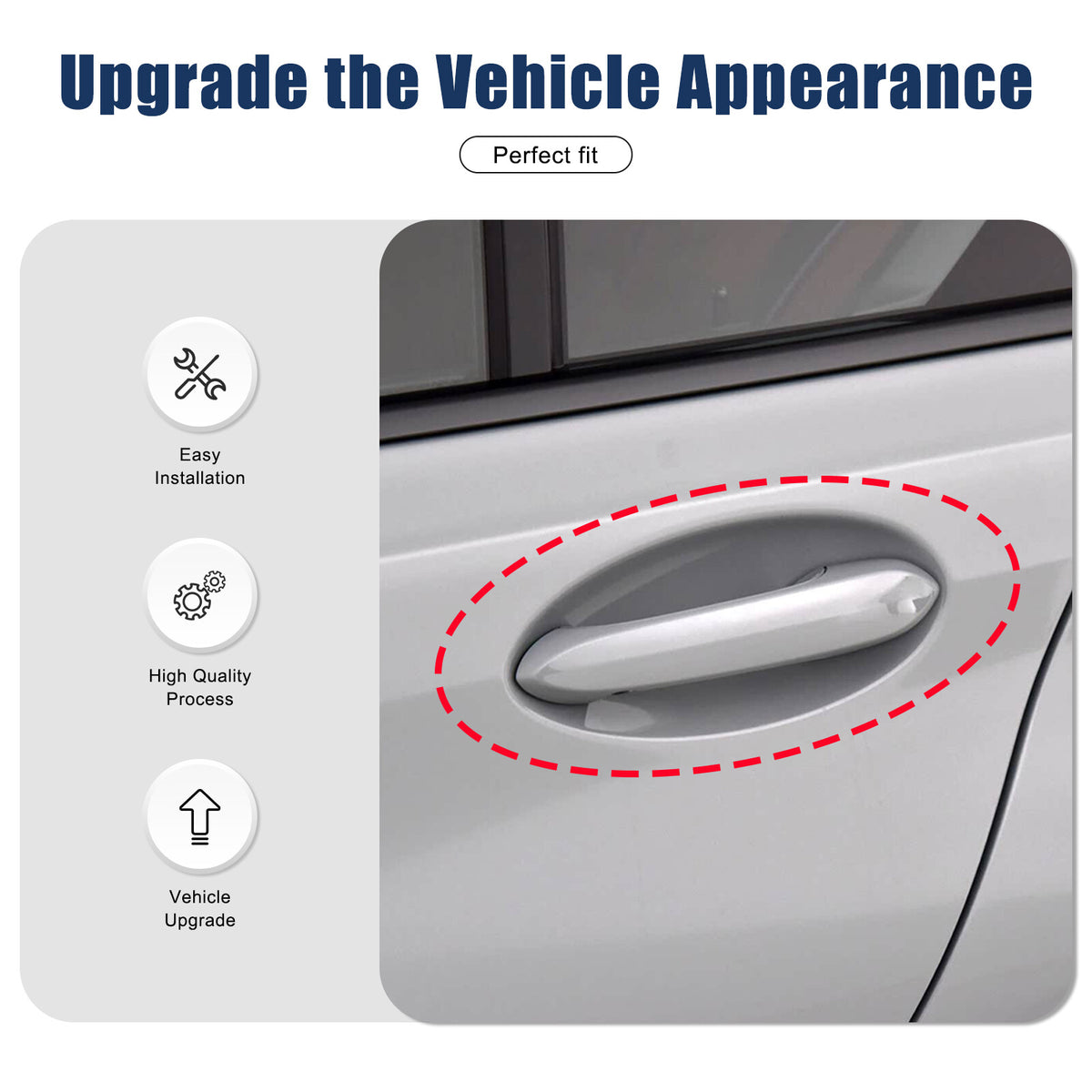 Real Carbon Fiber Exterior Door Handle Protector Trim for BMW 3 Series G20 20-25 14