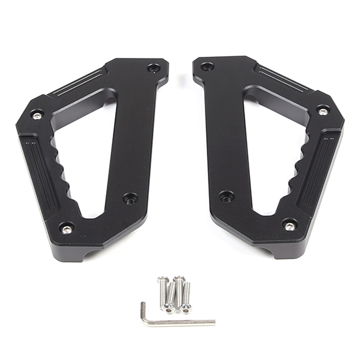 Black Alloy Door Pull Handle Armrest Panel Cover trim For LR Defender 2020-24 15