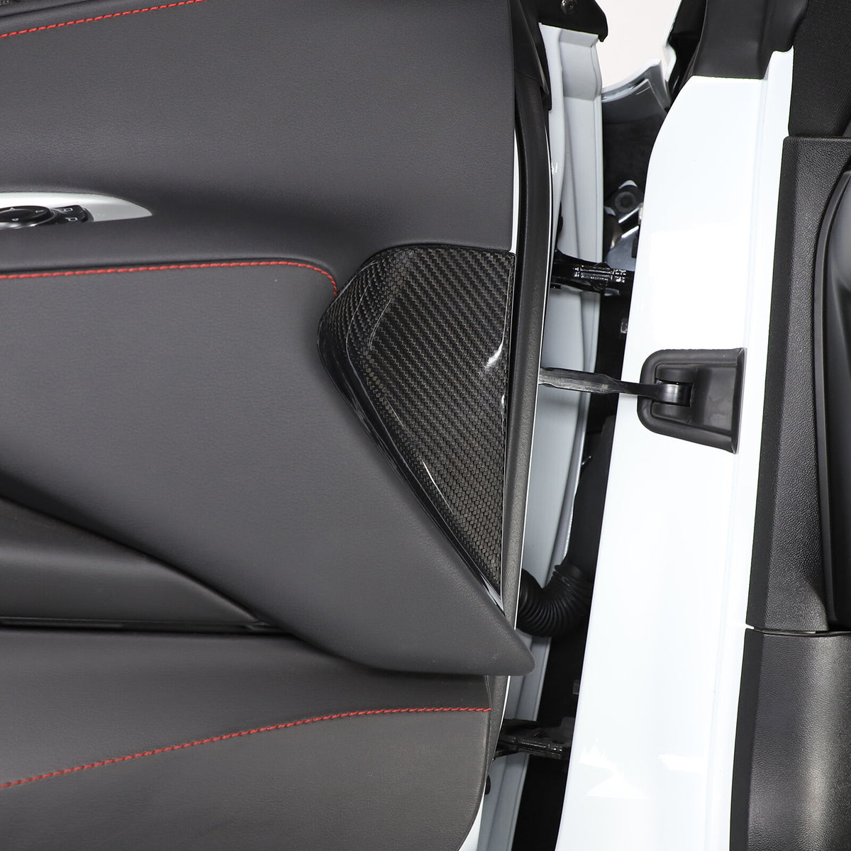 Real Dry Carbon Fiber Full Interior Center Set Trim Kit For Corvette C8 20-25 US - Styles 46-50 12