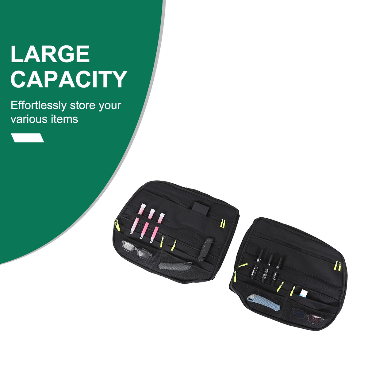 Tailgate Rear Door Cargo Trunk Storage Bag Organizer For Toyota Prado FJ150 2010 15
