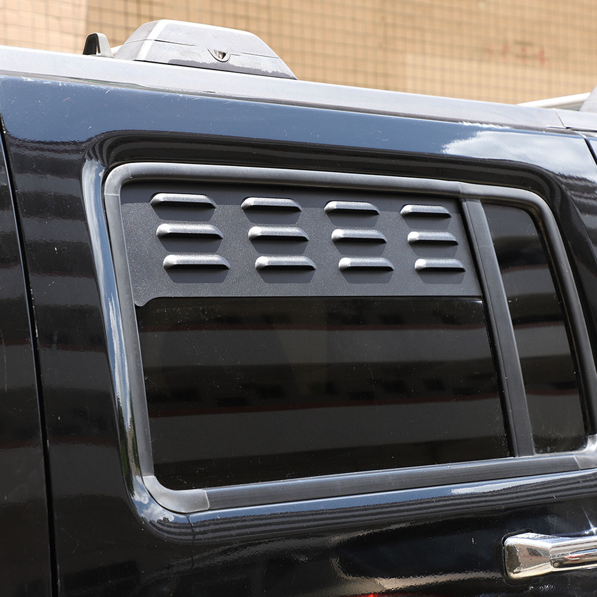 Black Aluminium Alloy Door Window Air Vents Screens For Hummer H3 2005-09 2