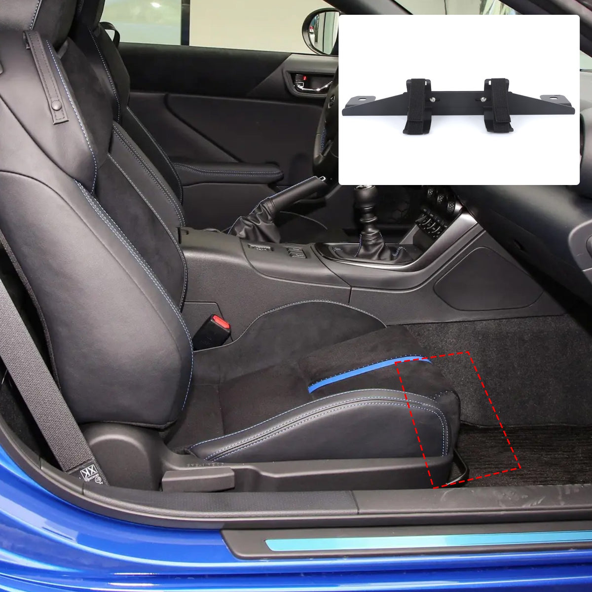 Black Aluminum Fire Extinguisher Bracket For Toyota 86/Subaru BRZ 2022+ US 15