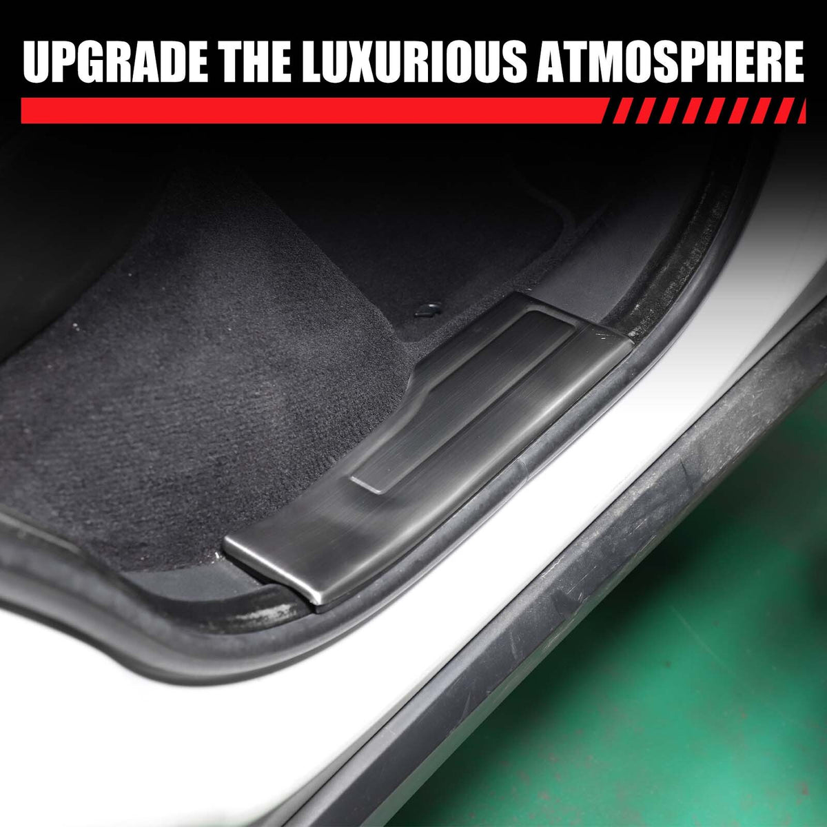 Silver Interior Door Sill Guard Protector Cover For Range Rover Evoque L538 11