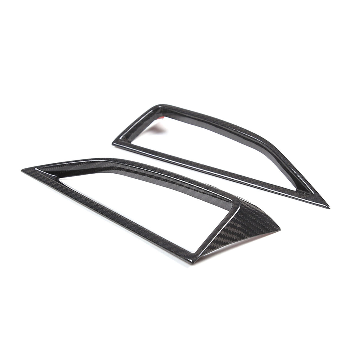 Real Carbon Fiber Interior Center Air Vent Cover Trim For Subaru WRX VB 22-24 10
