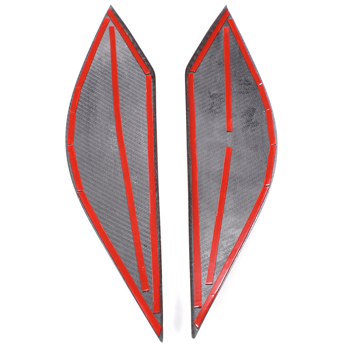 Real Carbon fiber Exterior Grille A Pliiar Trim Set For Corvette C7 Z06 14-19 8