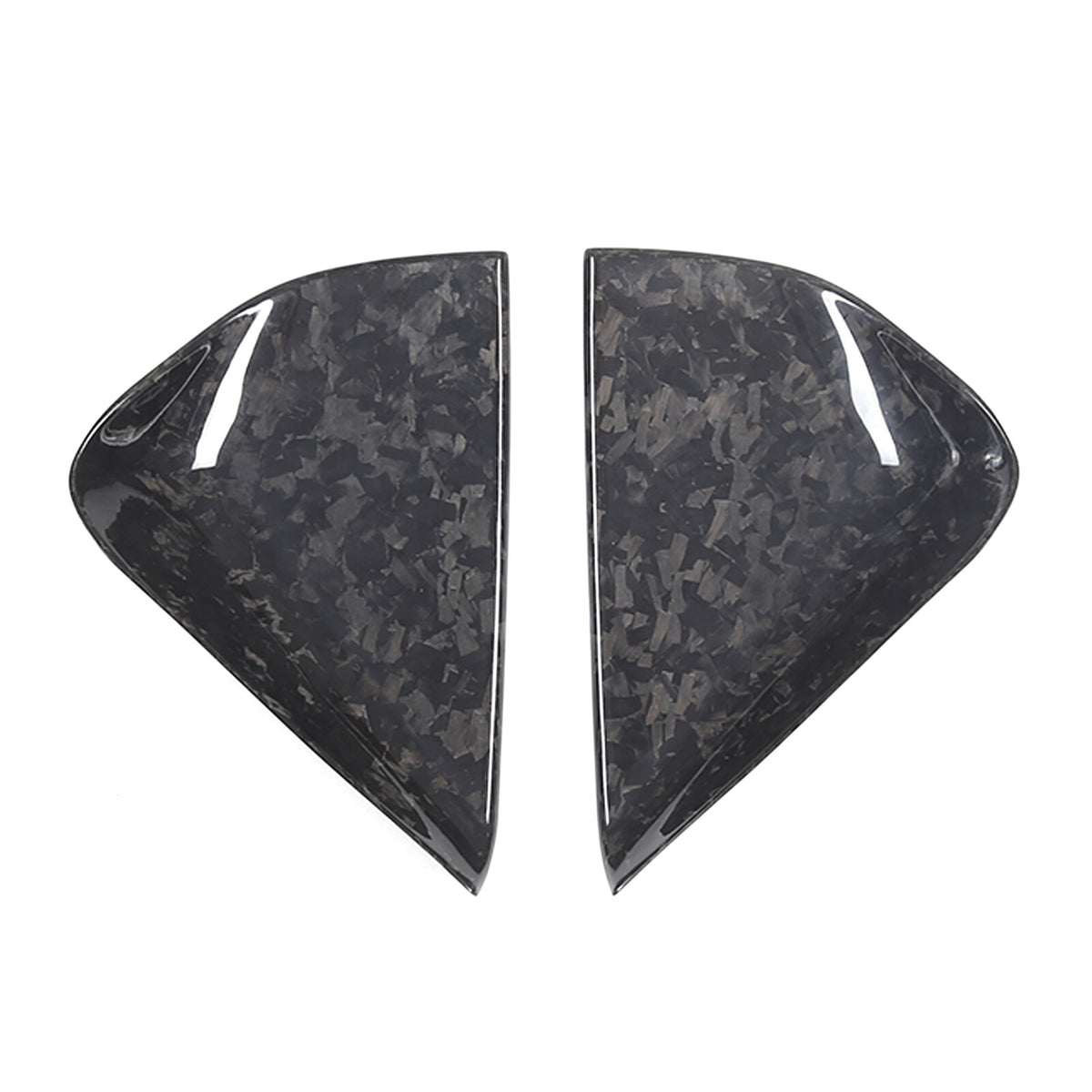 Forged Carbon Fiber Dashboard Side Air Outlet Vent Cover Trim For Corvette C8 5