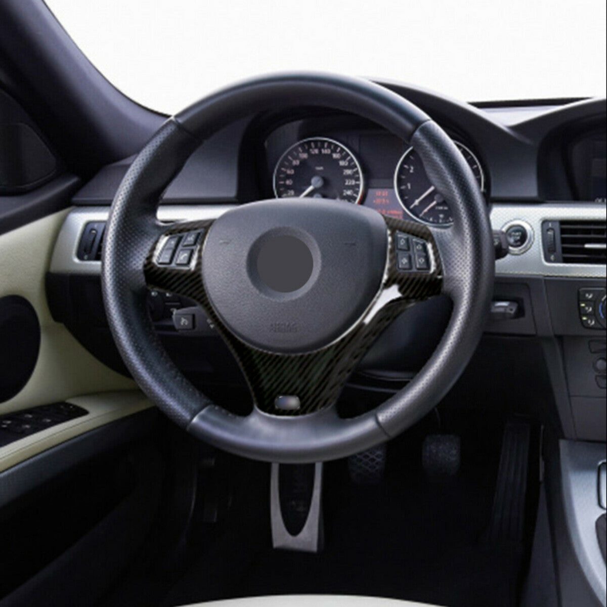 Carbon Fiber ABS Interior Decoration Cover Trim Kit For BMW 3 Series E90 2005-12 - Variants 6-10 16