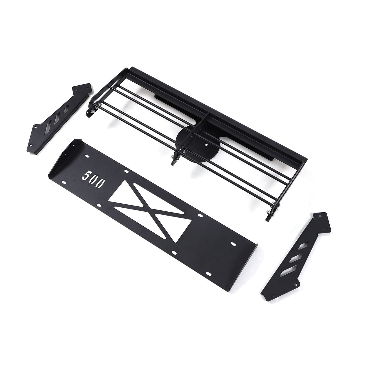 Hitch Mount Cargo Carrier Basket Rear Rack For Fiat 500 2010-2024 US 14