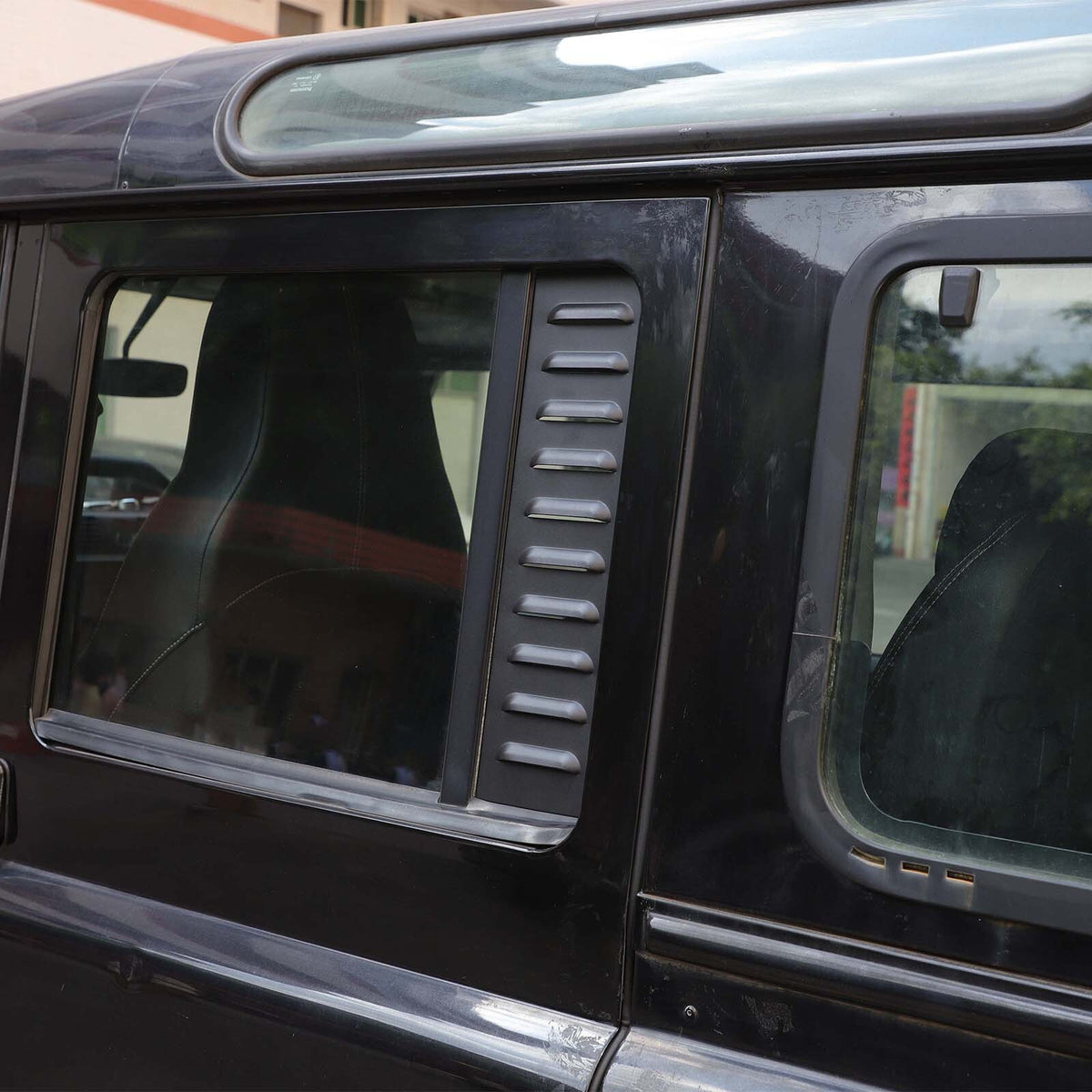 Alloy Rear Door Window Pillar Post Cover Trim For Land Rover Defender L316 04-18 13