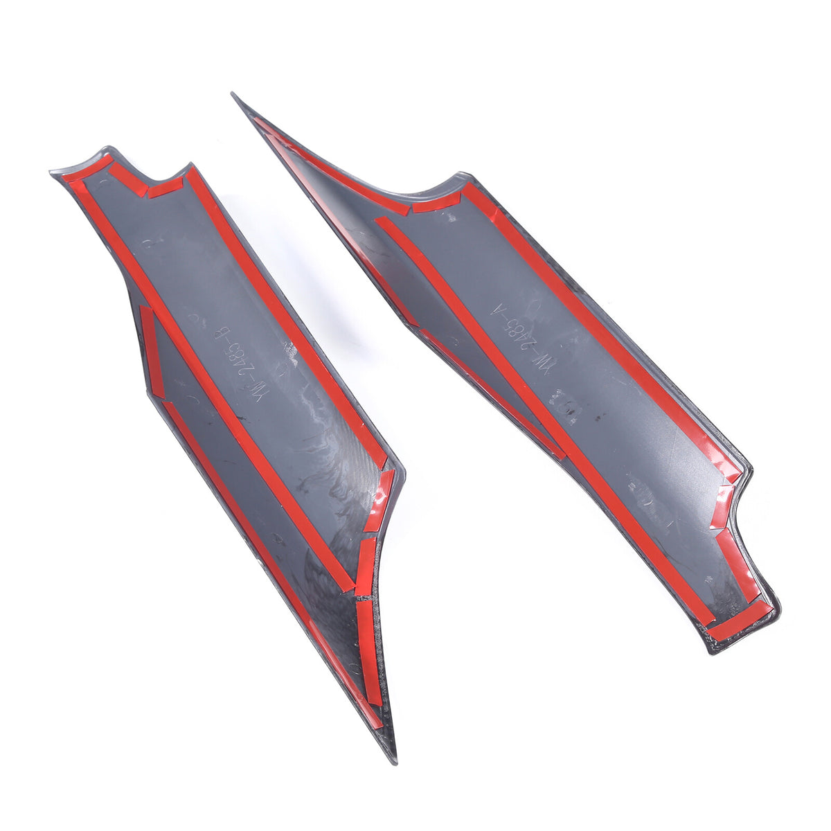 6PCS Carbon Fiber Pattern Interior Door Panel Cover Set For Corvette C8 2020-26 14