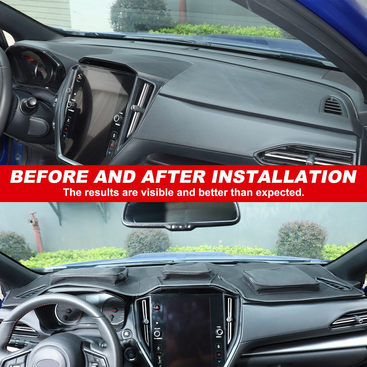 Interior Center Console Dashboard Storage Bag For Subaru WRX VB 22+ 4