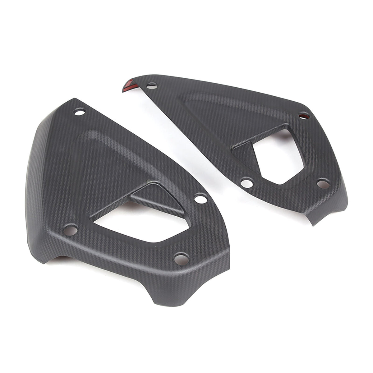 Matte Real Carbon Fiber Dashboard Sides Panel Trim For Land Rover Defender 20-23 19