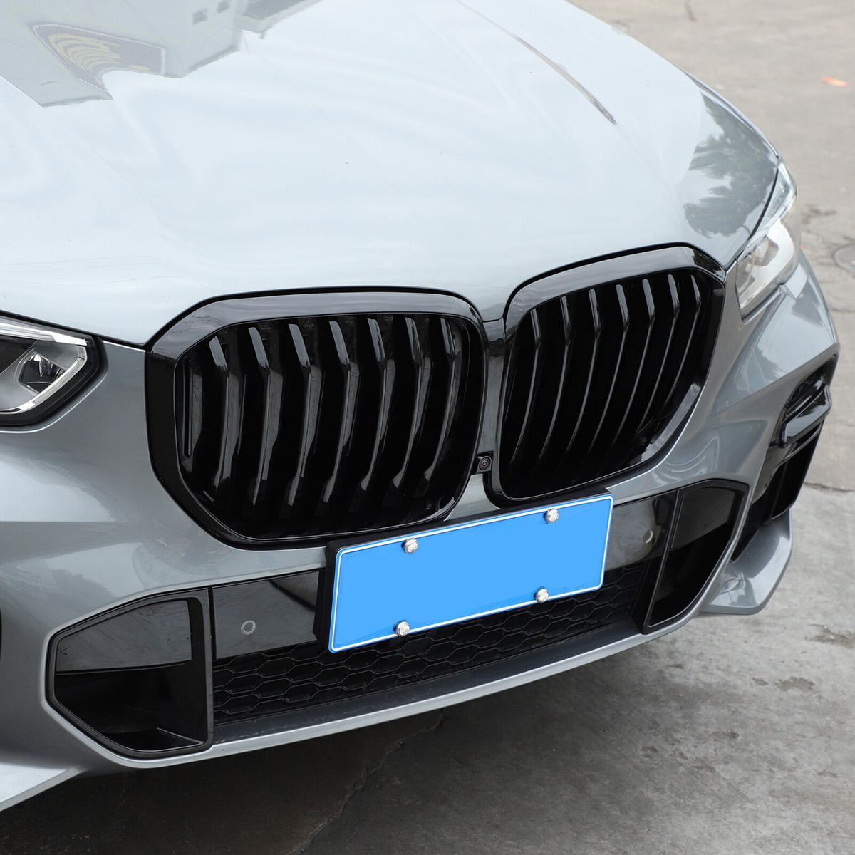 Replace Glossy Black Front Kidney Grille For BMW X5 G05 2019-2022 2023 12