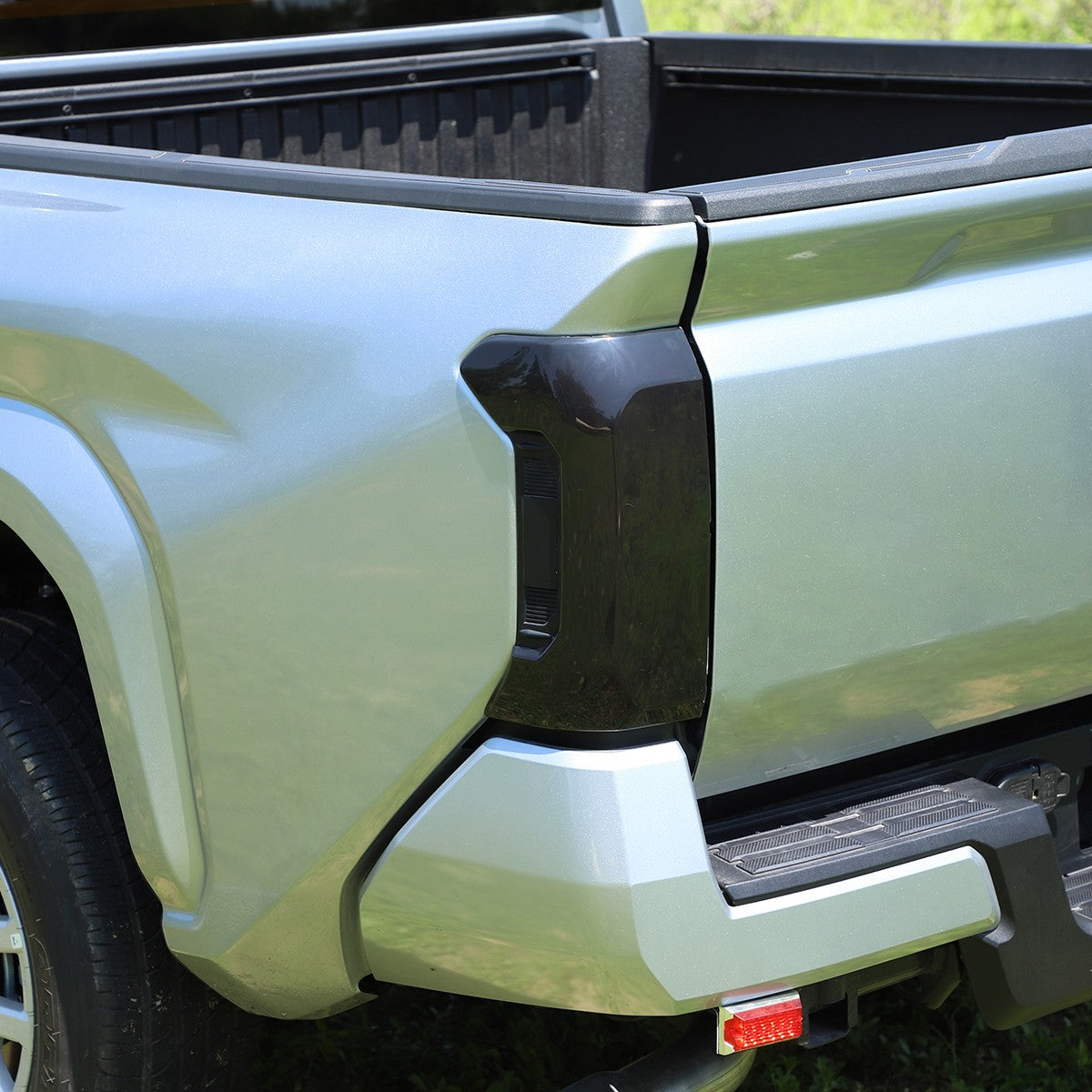 Smoked Tail Light Cover Blackout Overlay Len Guard For Toyota Tacoma 24+ 11