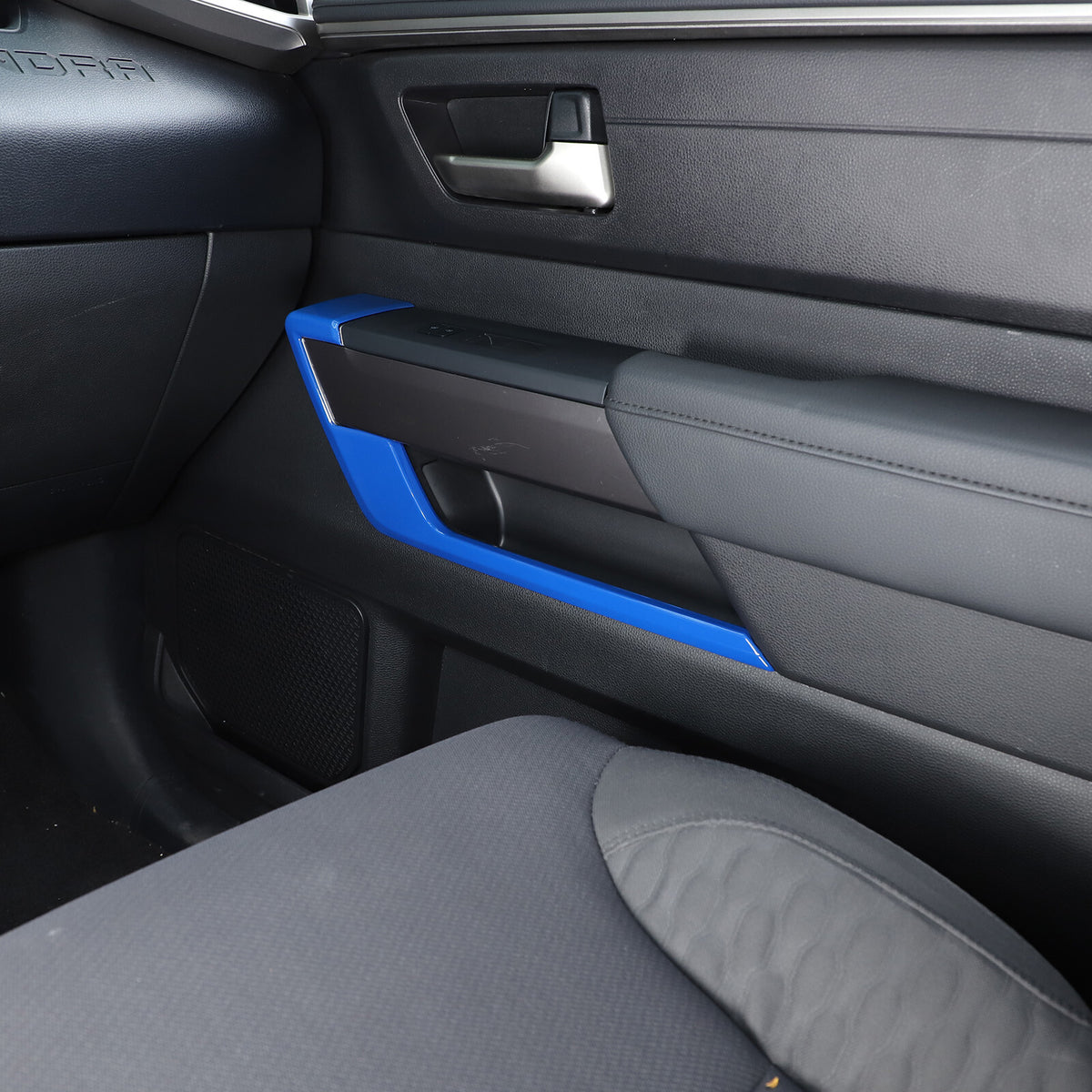 Blue ABS Interior Door Panel Strip Trim Cover For Toyota Tundra/Sequoia 2022-26 12
