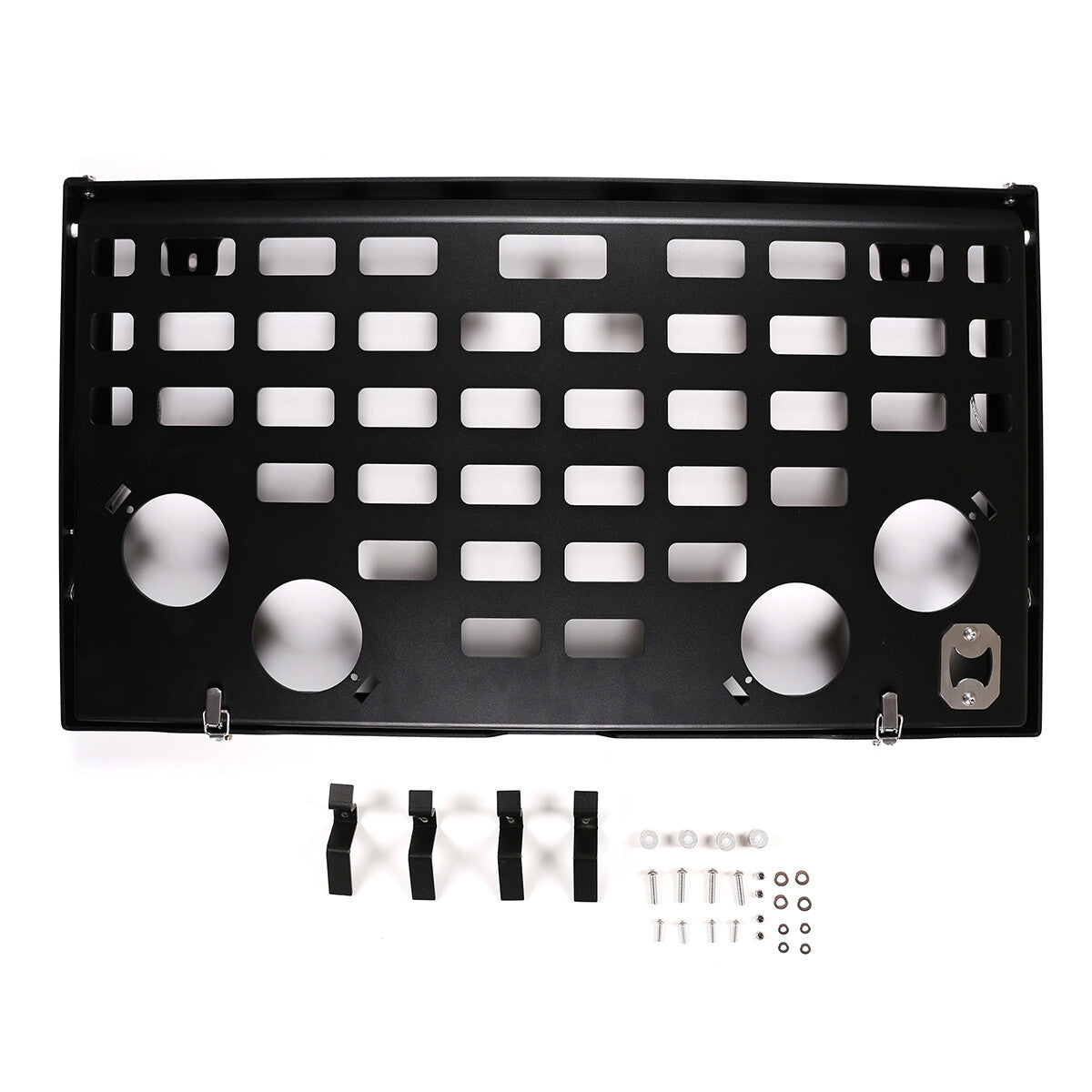 Rear Tailgate Foldable Table Molle Panel Cargo Shelf for LR Defender L663 20-25 3