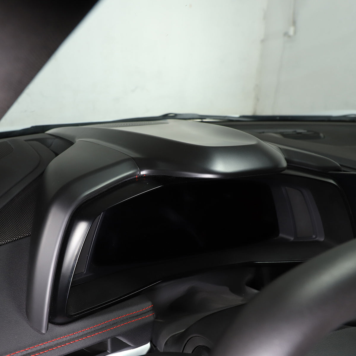 Matte Black ABS Full Interior Set Cover Trim Kit For Corvette C8 2020-25 - Styles 16-20 72