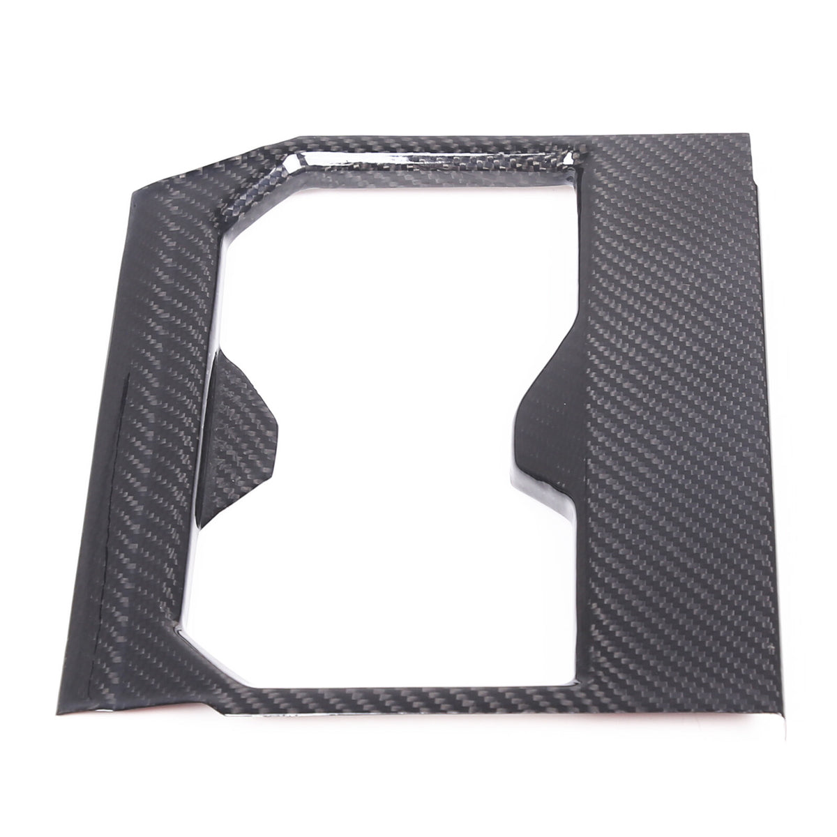 Real Carbon fiber Center Front Cup Holder Cover Trim Frame For Toyota Tundra 22+ 21